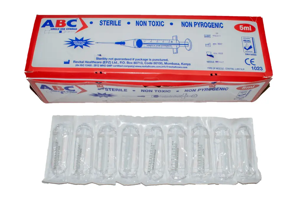 DISPOSABLE SYRINGE - 5ML