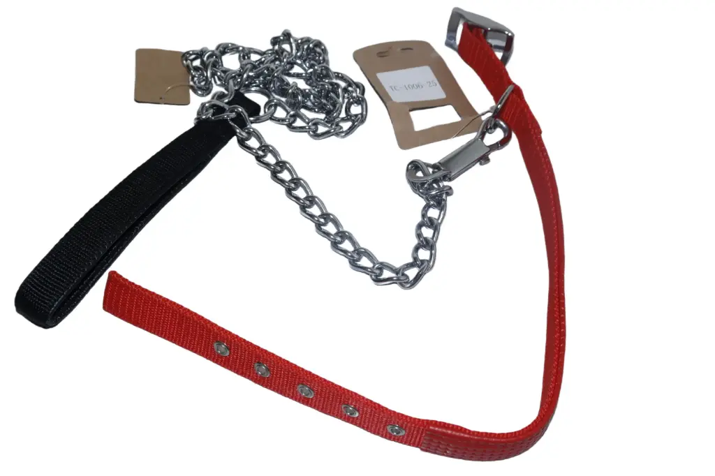 DOG CHAIN WITH COLLAR - LARGE