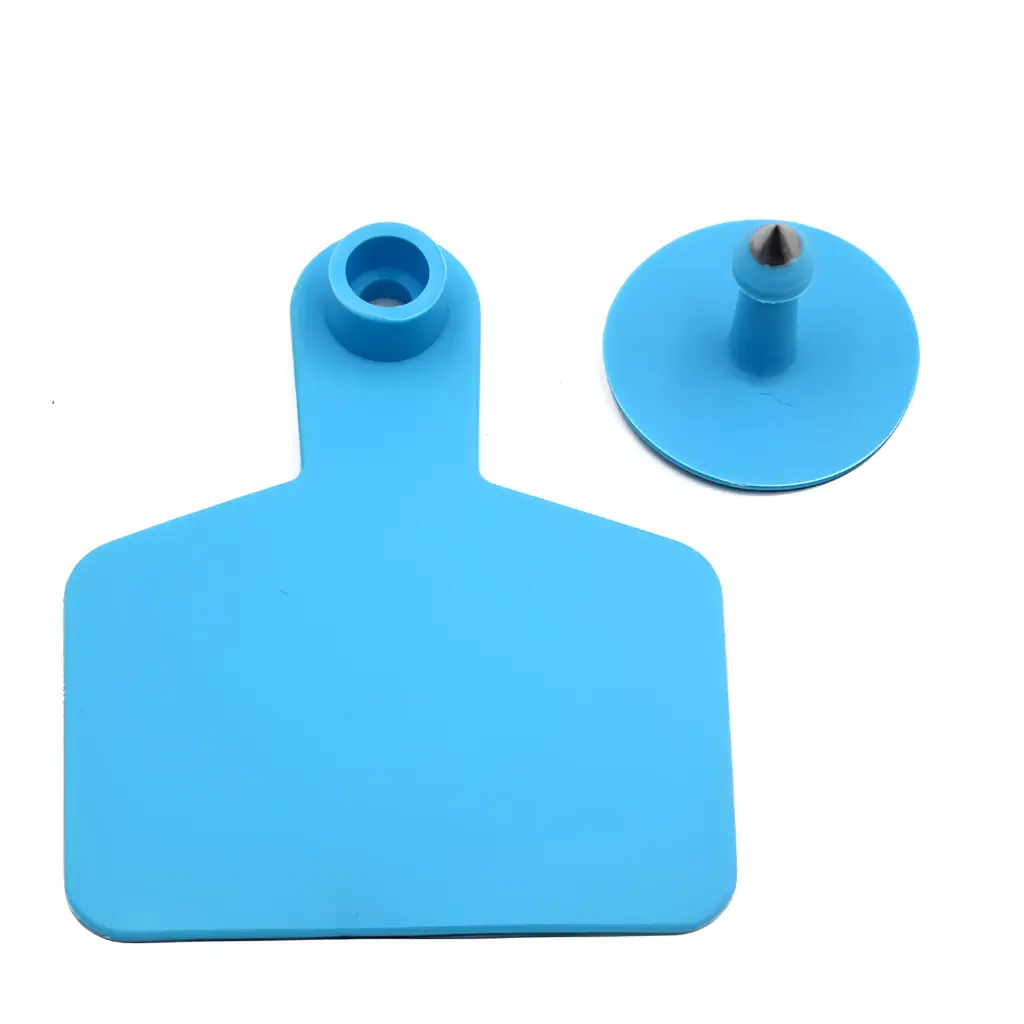 EAR TAGS - LARGE - UNNUMBERED - BLUE - PALVET
