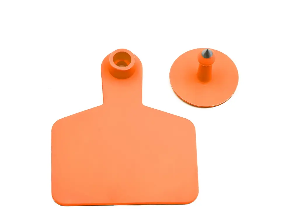 EAR TAGS - LARGE - UNNUMBERED - ORANGE - PALVET