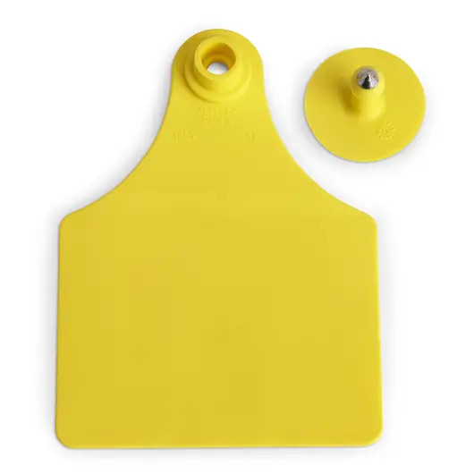 EAR TAGS - MEDIUM - YELLOW - ALLFLEX - FRANCE