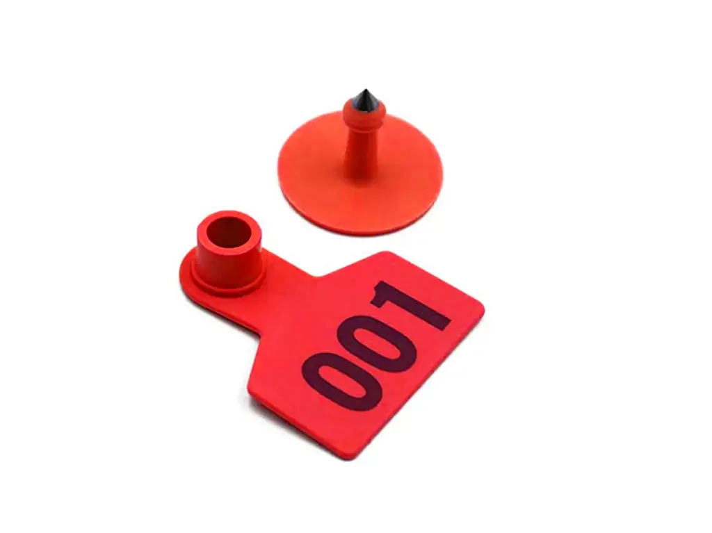 EAR TAGS - SMALL - NUMBERED - RED - PALVET