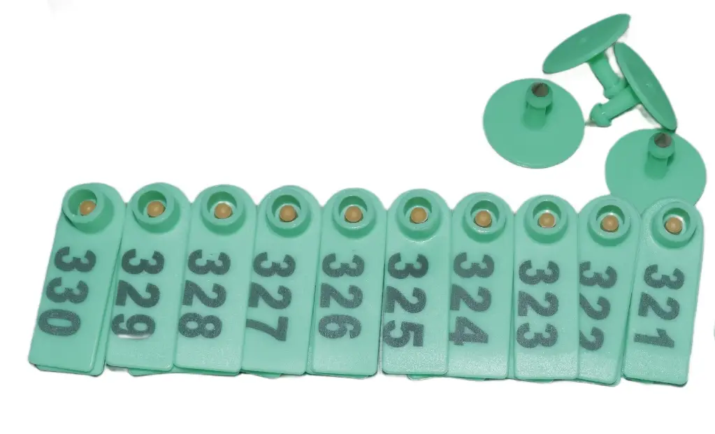 TIP TAGS - NUMBERED - GREEN