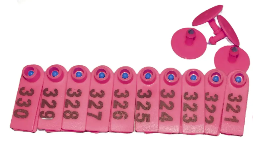 TIP TAGS - NUMBERED - RED