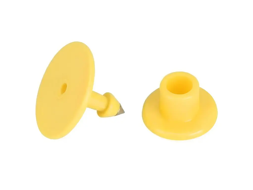 EAR TAGS - ROUND - UNNUMBERED - YELLOW