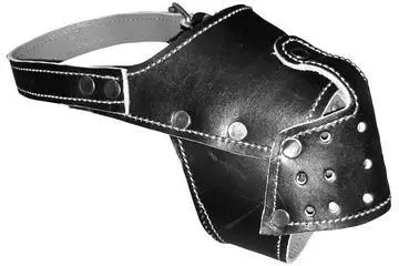 DOG MUZZLE - LEATHER - EXTRA LARGE