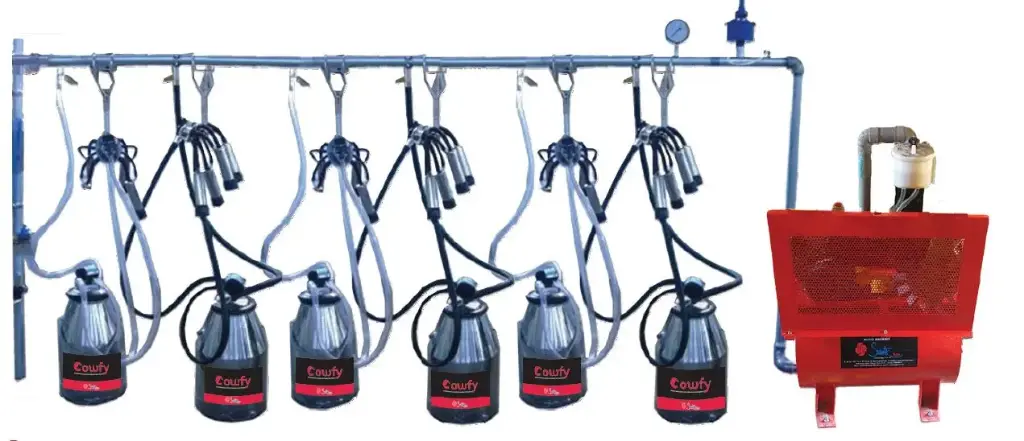 COWFY SIX BUCKET MILKING MACHINE - FMM-06