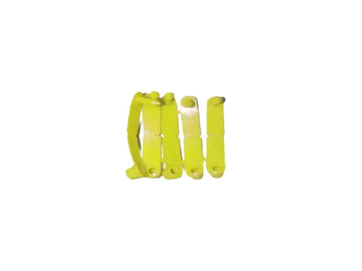 EAR TAGS - SPIKED - UNNUMBERED - YELLOW