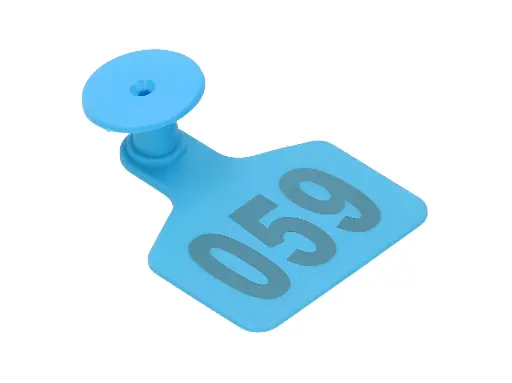 EAR TAGS - MEDIUM - NUMBERED - BLUE - PALVET