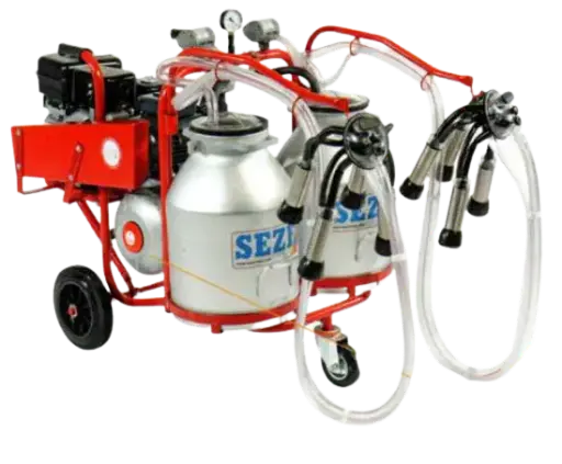 MILKING MACHINE - ALUMINUM BUCKET - GAS ENGINE - PLS 2.EXP