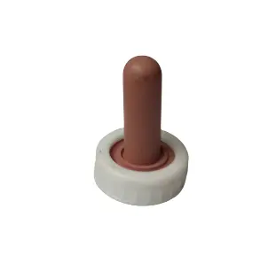 TEAT FOR LAMB FEEDING WITH WHITE LID