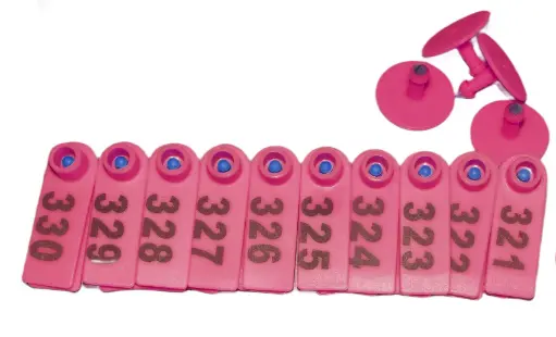 TIP TAGS - NUMBERED - RED