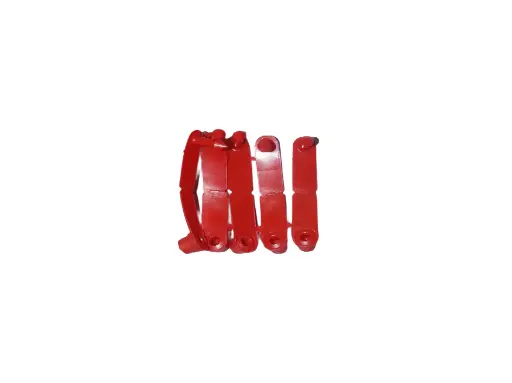 EAR TAGS - SPIKED - UNNUMBERED - RED